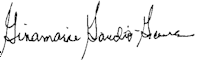 Gina's signature