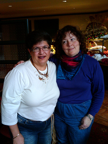 Gina Gaudio-Graves ("The JV Queen") & Ronda Del Boccio ("The Story Lady")